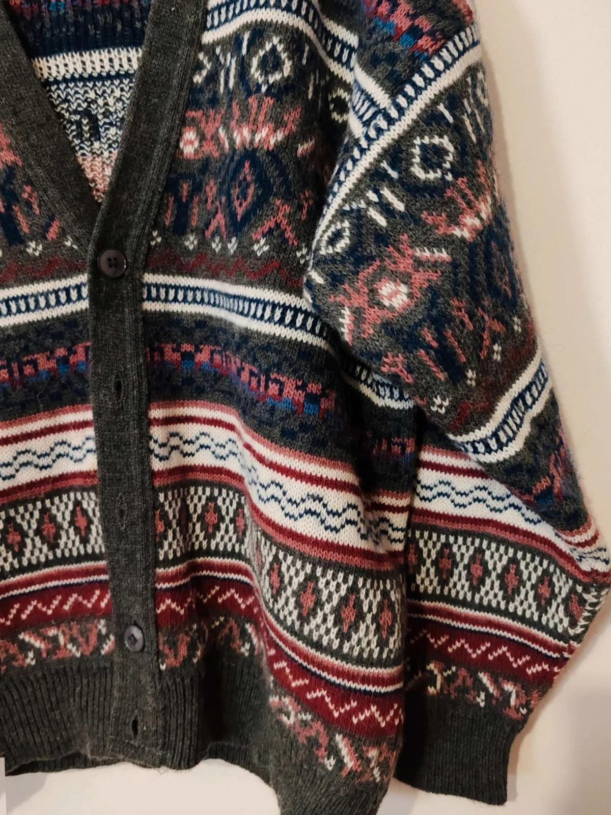 Cardigan jacquard vintage