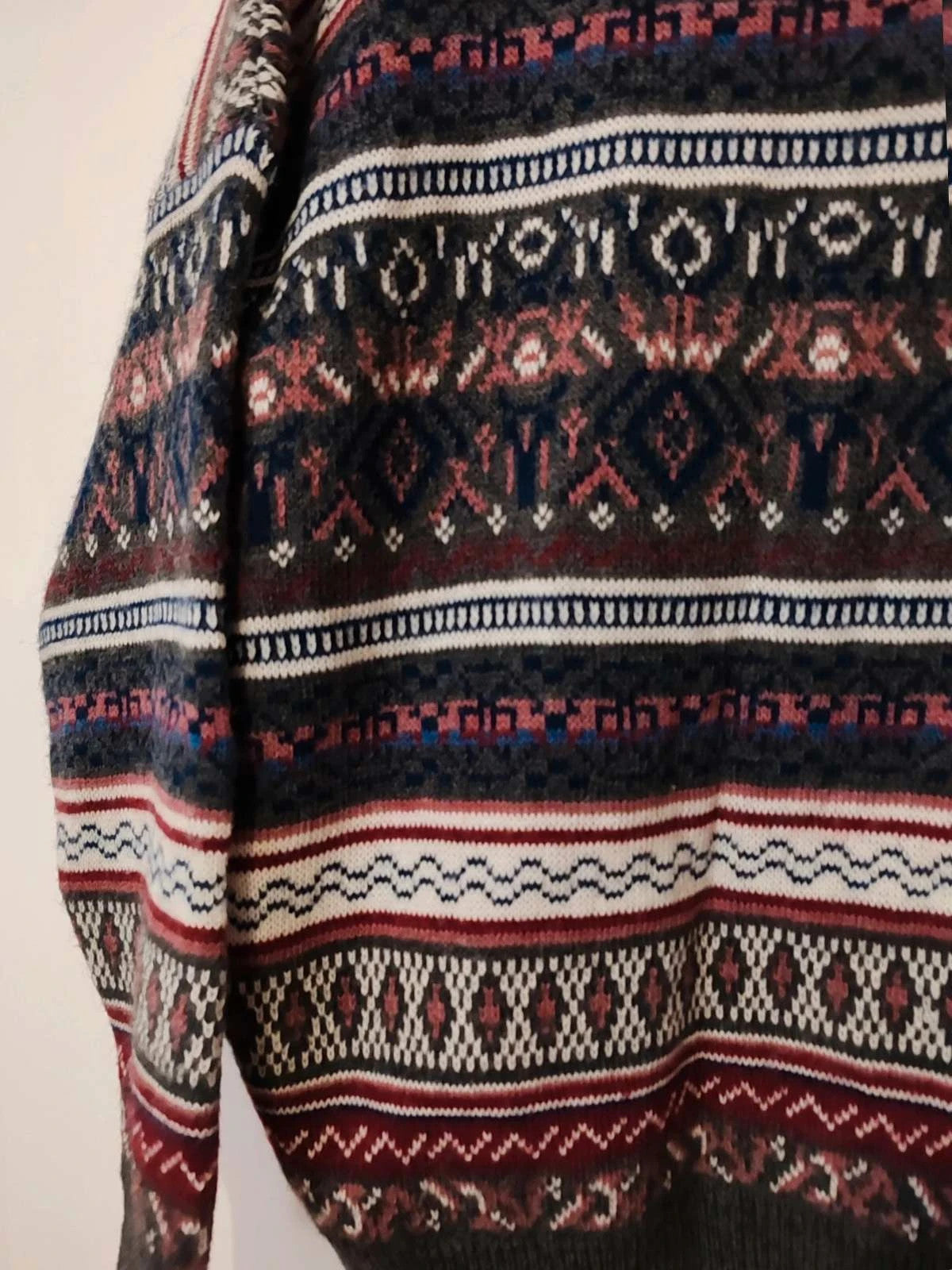 Cardigan jacquard vintage