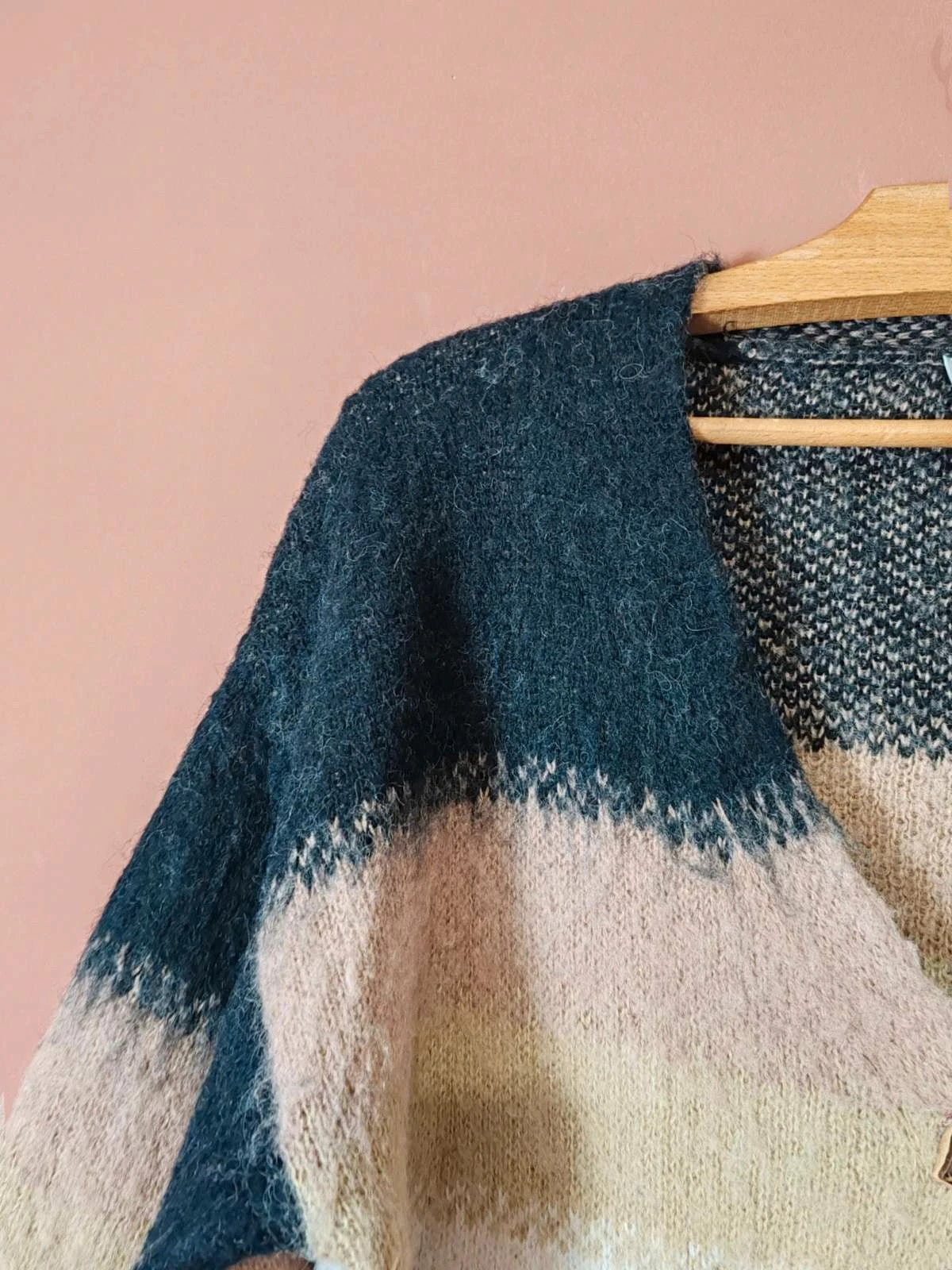 Cardigan rayures dégradé taille M/L