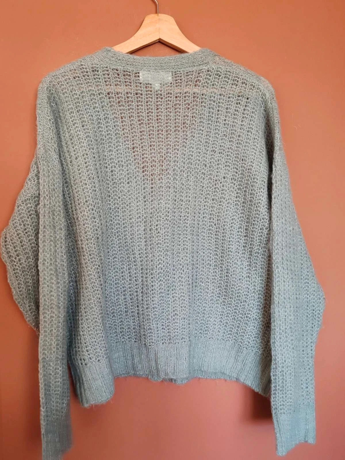 Cardigan loose bleu/gris taille L/XL