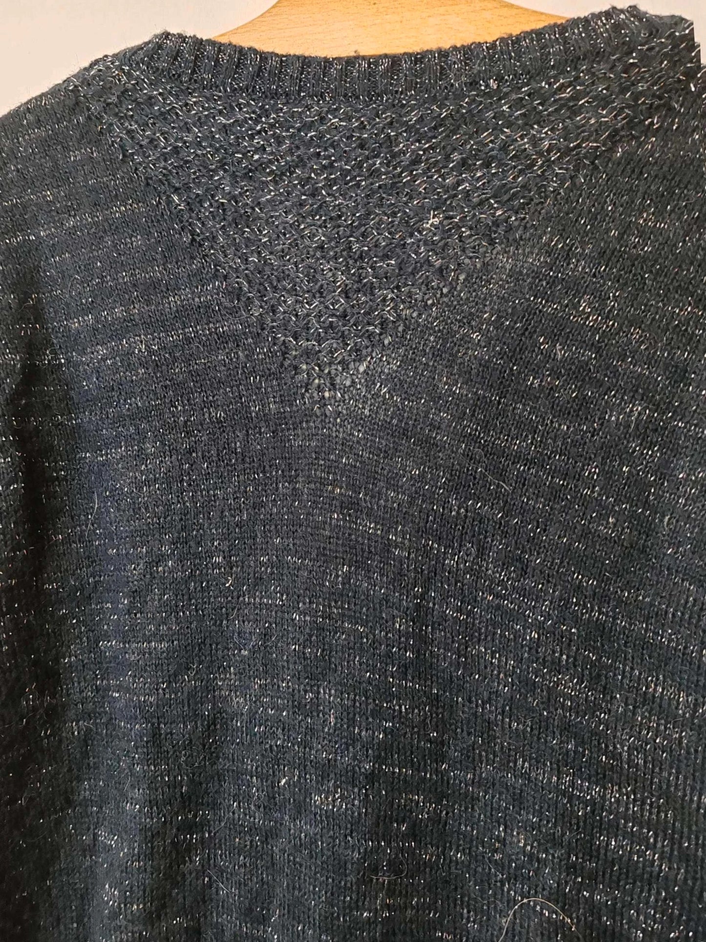 Cardigan / pull réversible marine