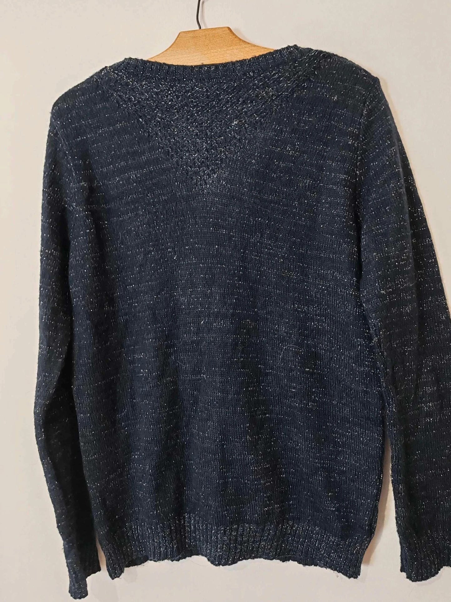 Cardigan / pull réversible marine