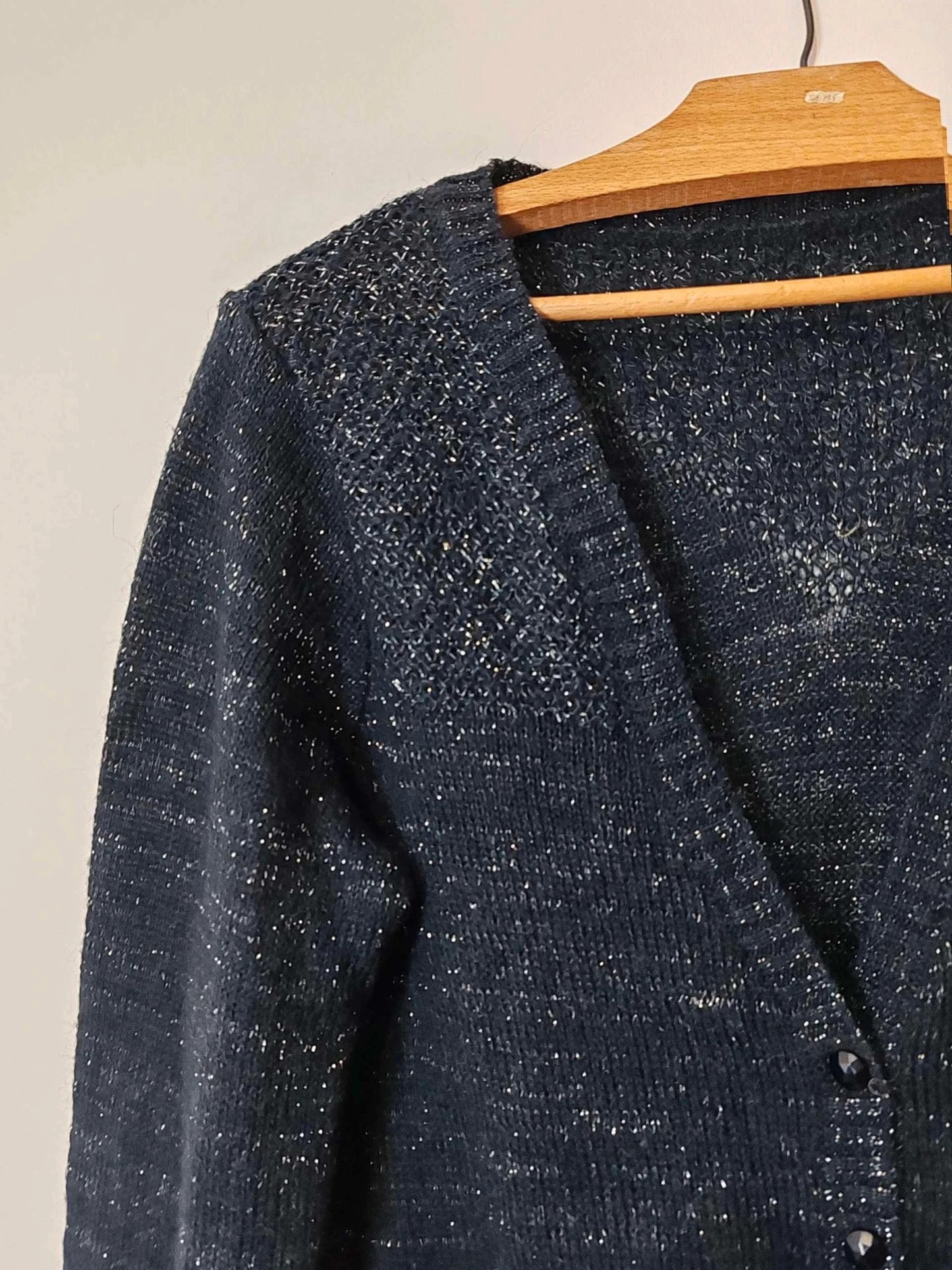 Cardigan / pull réversible marine