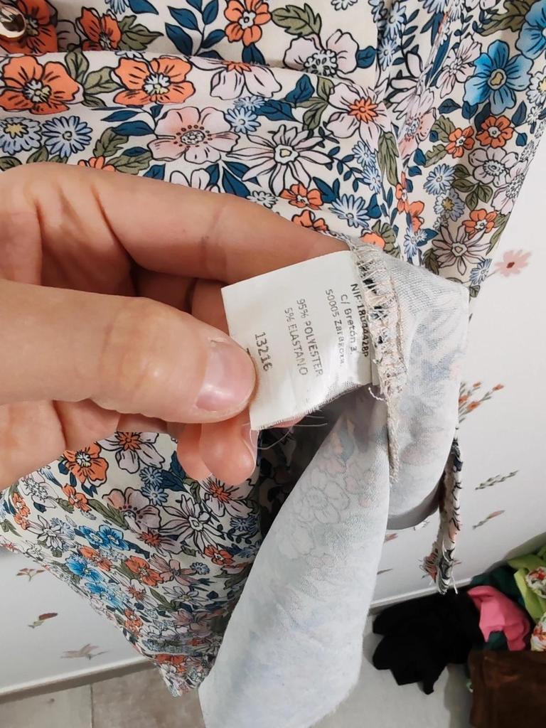 Blouse col claudine liberty taille M/l