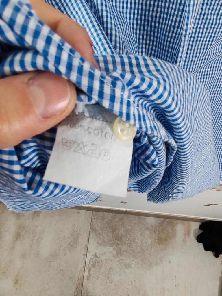 Chemise vichy écureuil taille 38
