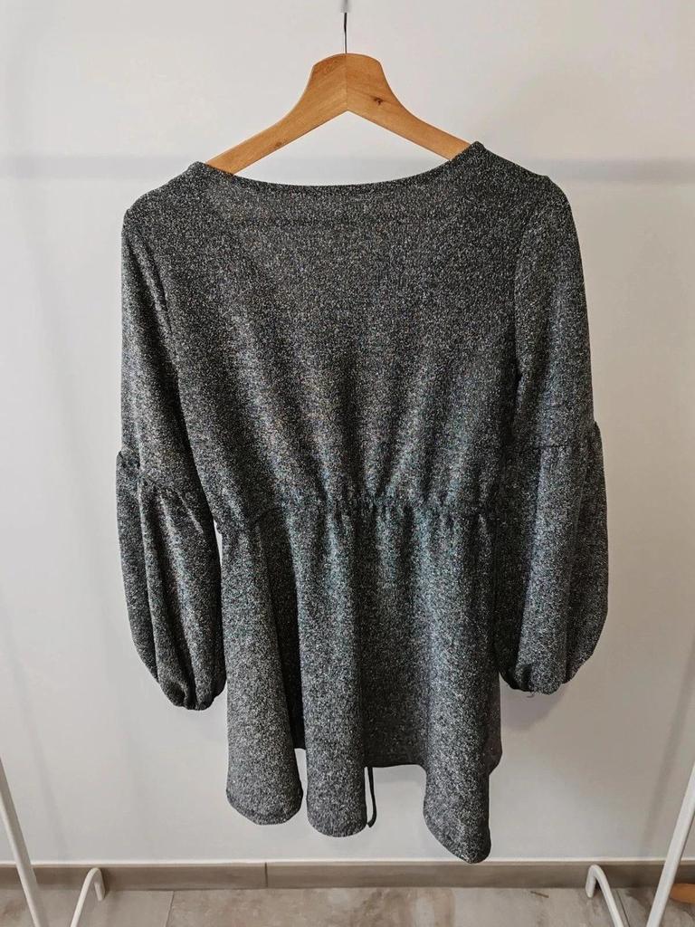 Robe brillante argenté taille M/l