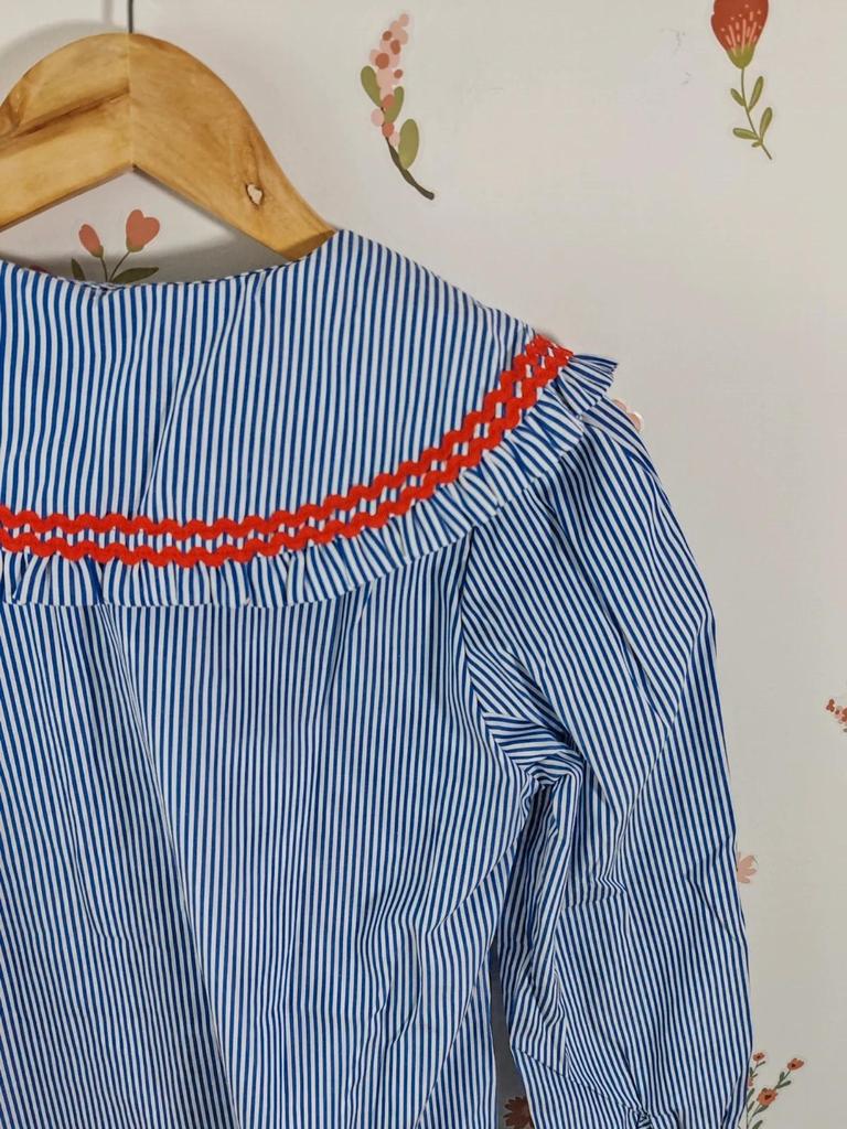 Blouse gros col croquet taille M