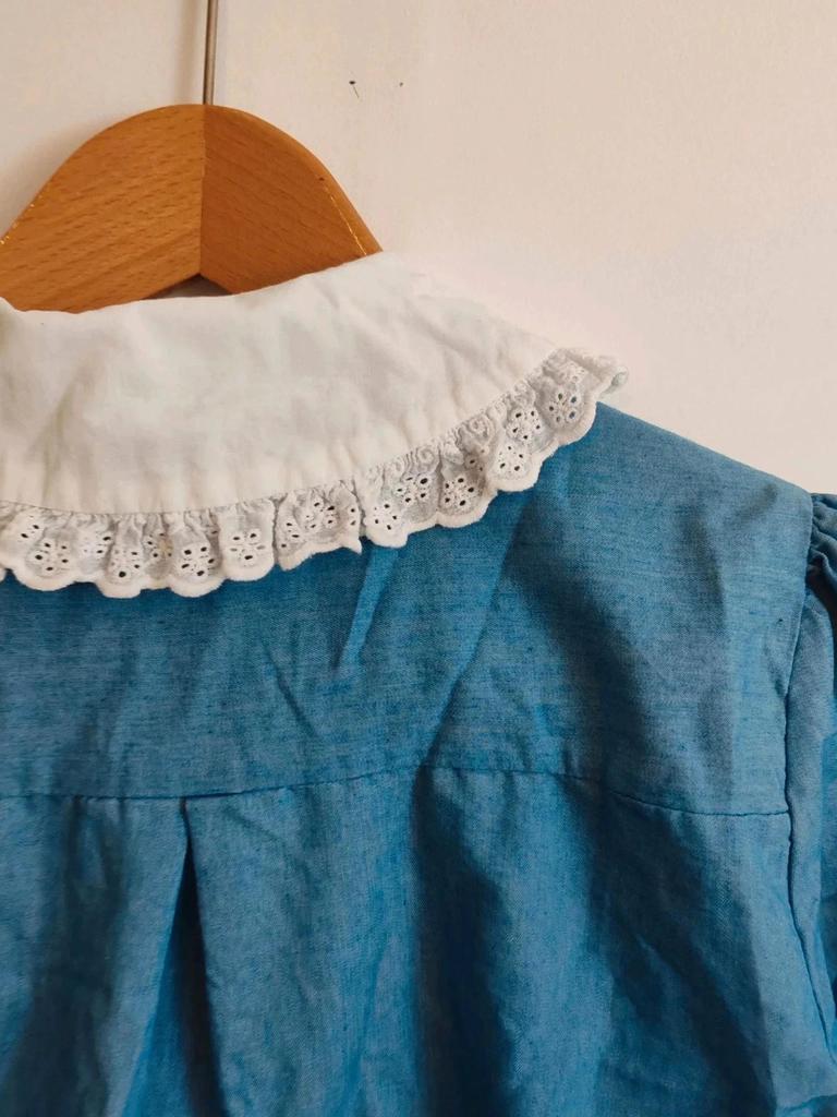 Blouse col claudine jean taille S