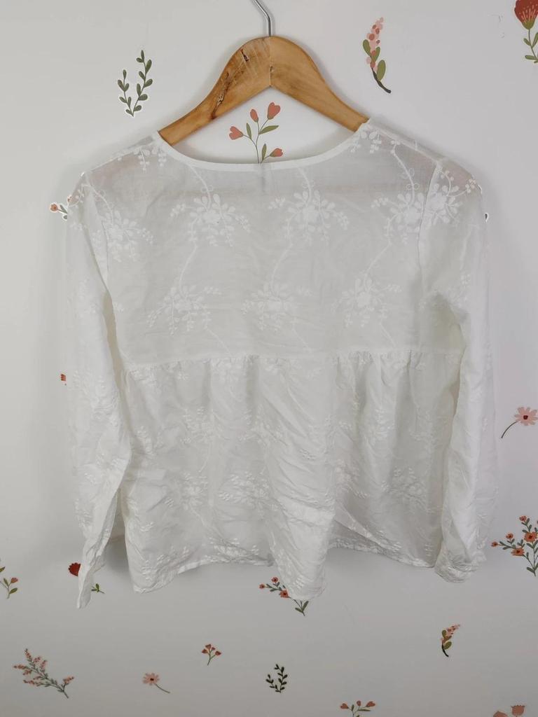 Blouse broderie taille L