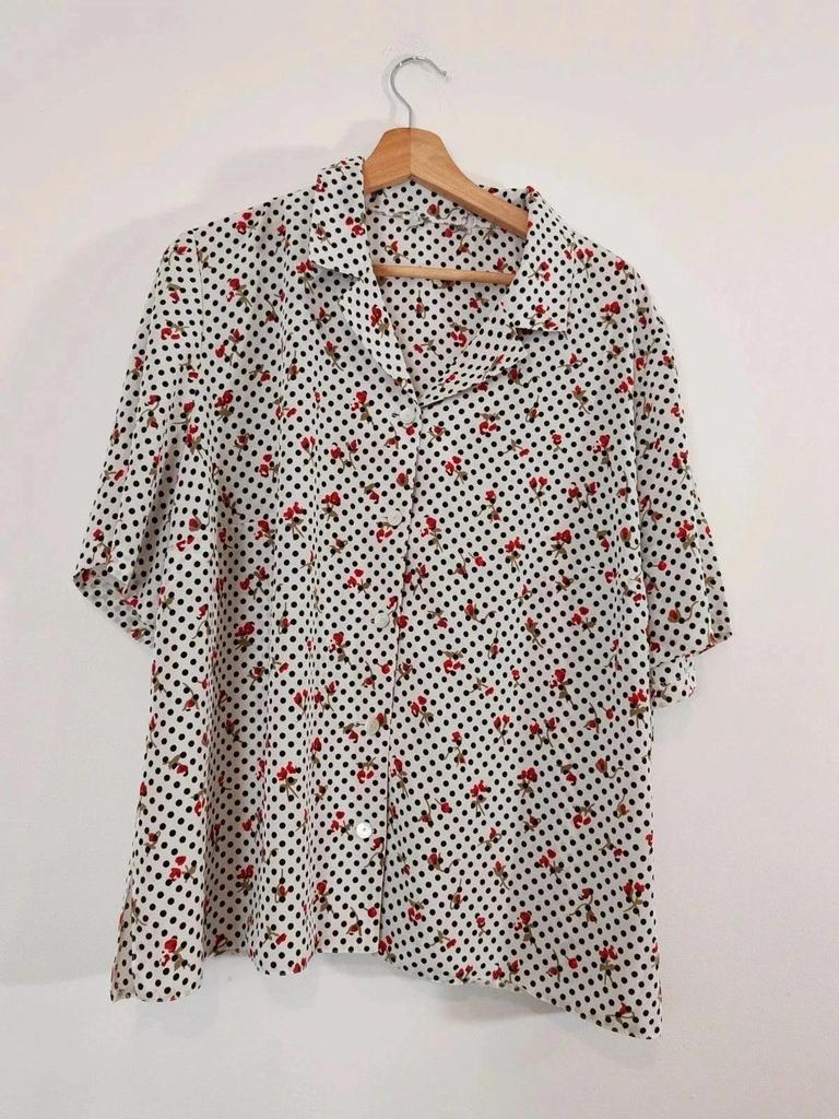 Chemisier pois taille 42/44