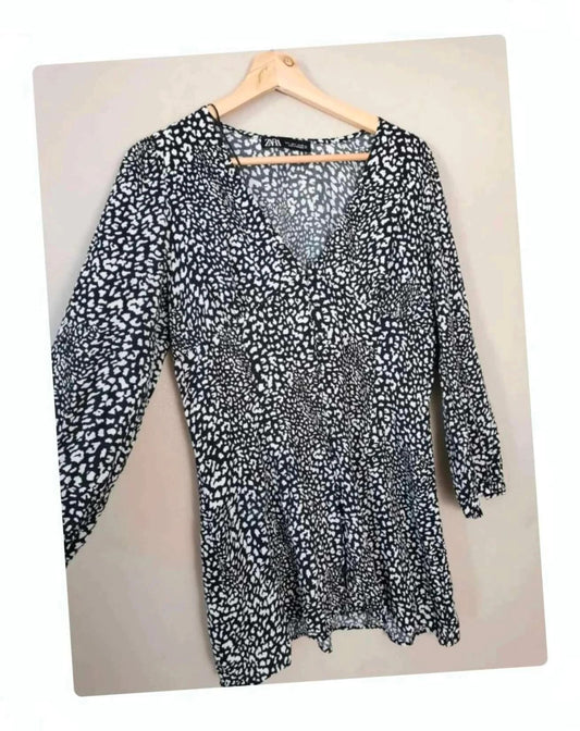 Robe motif animalier Zara