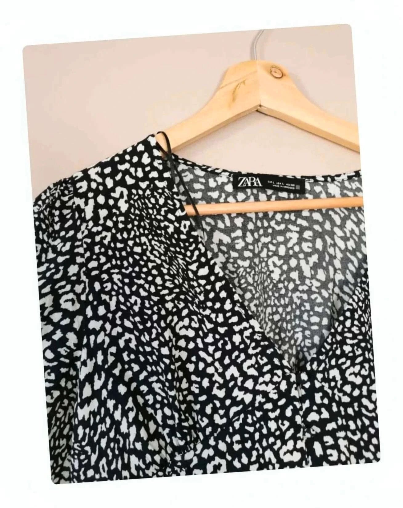 Robe  motif animalier  Zara