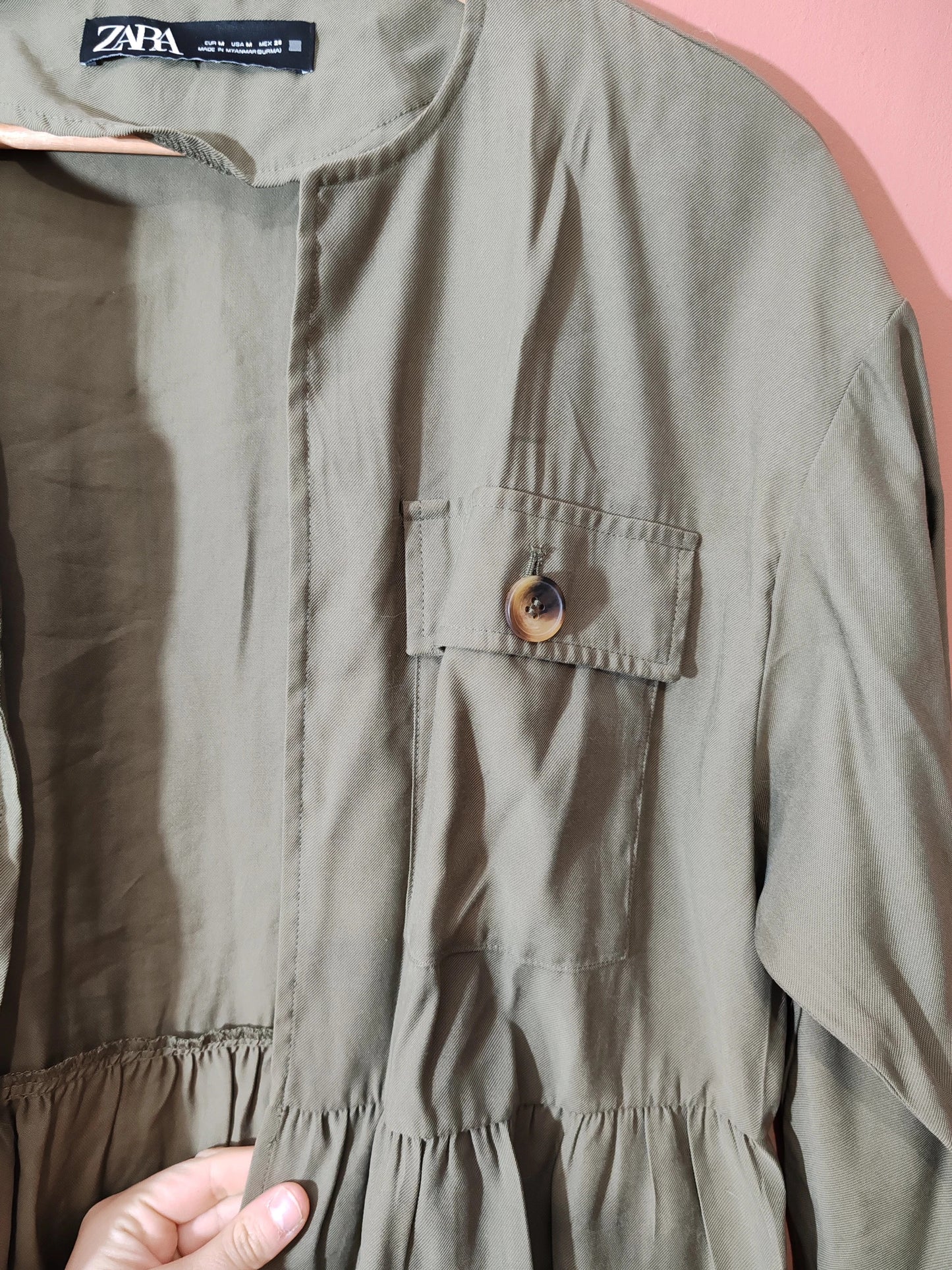 Veste légère kaki Zara taille M