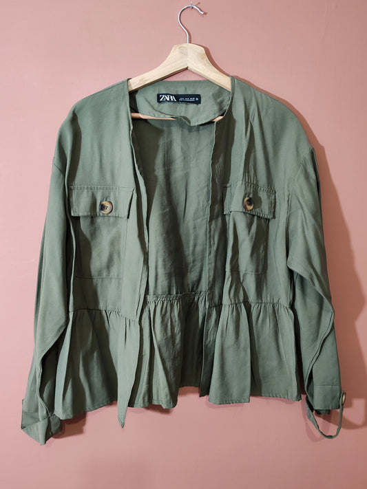 Veste légère kaki Zara taille M