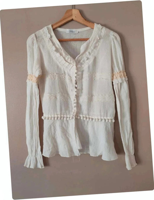 Blouse bohème broderie