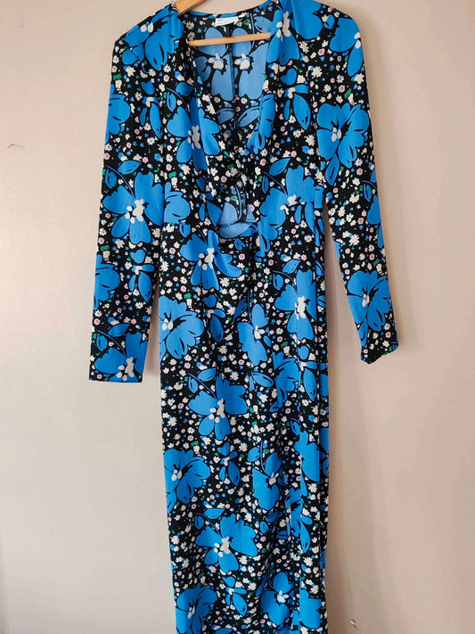 Robe longue ouvert devant Asos