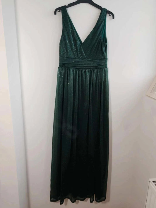 Robe de soirée vert sapin
