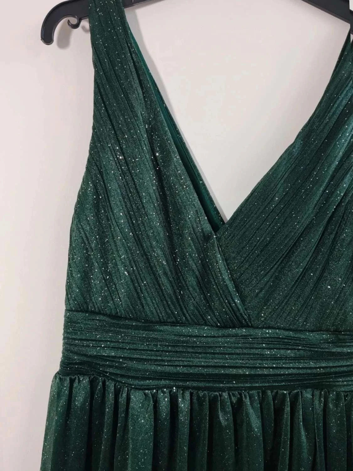 Robe  de soirée  vert  sapin