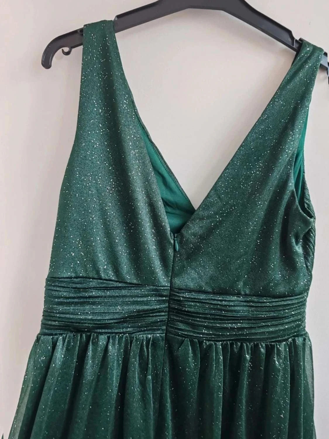 Robe  de soirée  vert  sapin