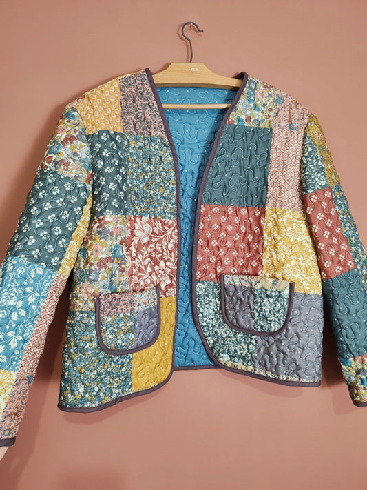 Veste matelassée patchwork M/L