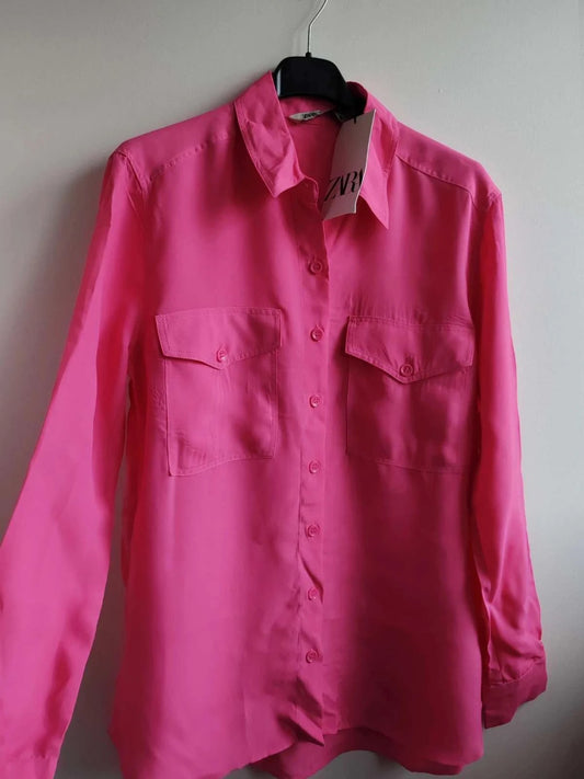 Chemise rose  Zara