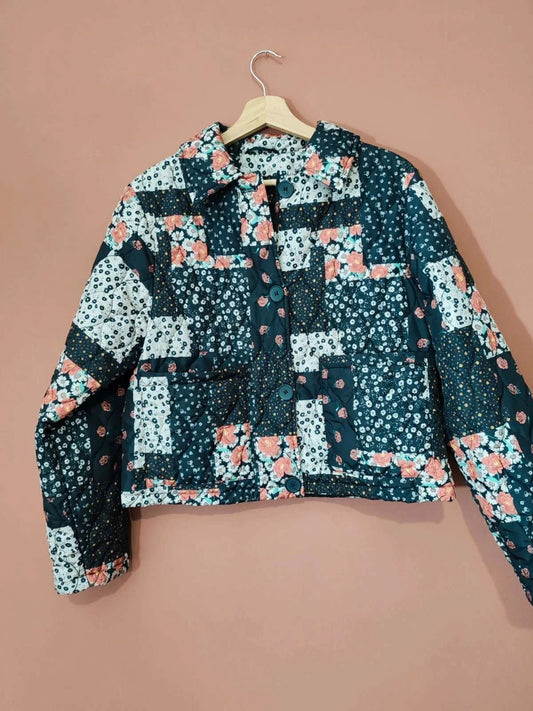 Veste patchwork matelassée taille M/L