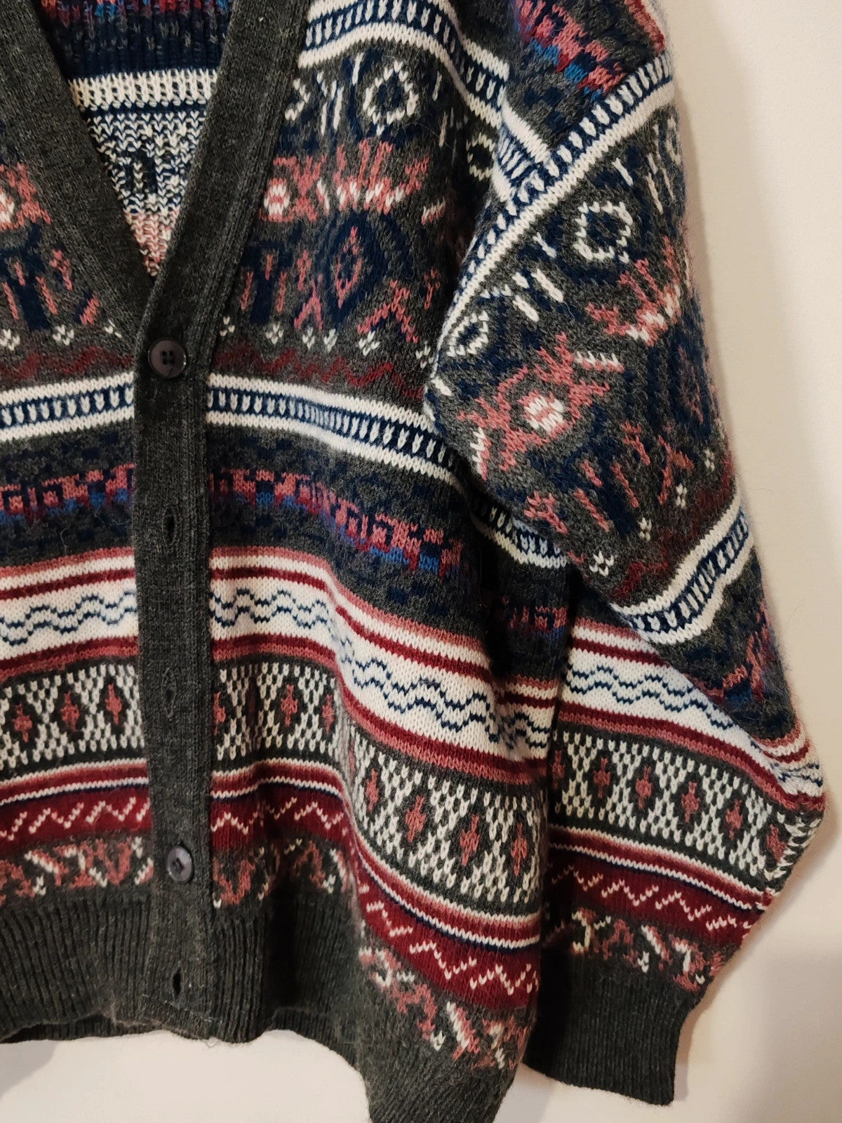 Cardigan jacquard vintage