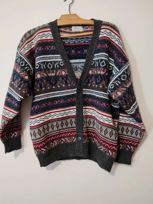 Cardigan jacquard vintage