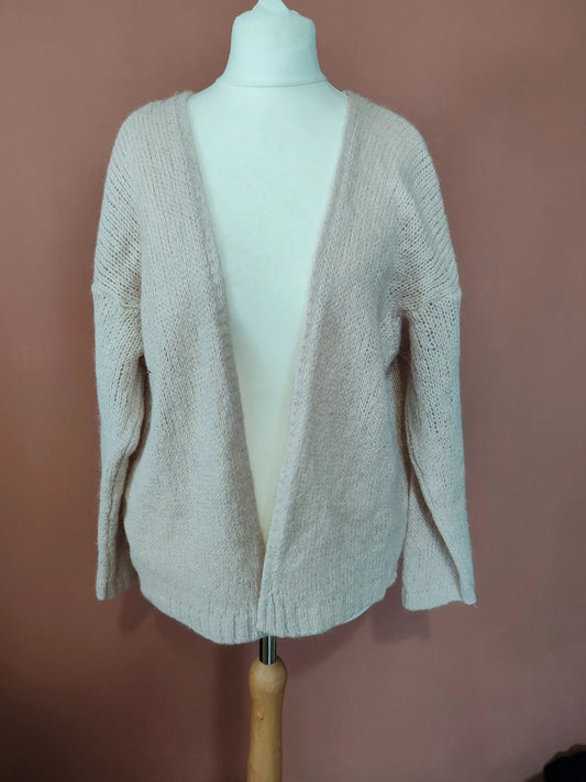 Cardigan mohair rose pale