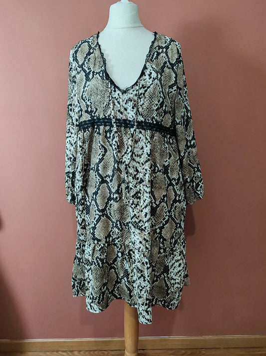 Robe serpent fluide taille S