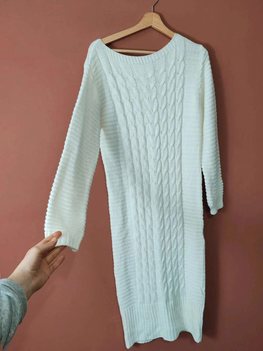 Robe longue en maille