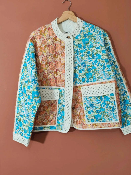 Veste patchwork matelassée taille S