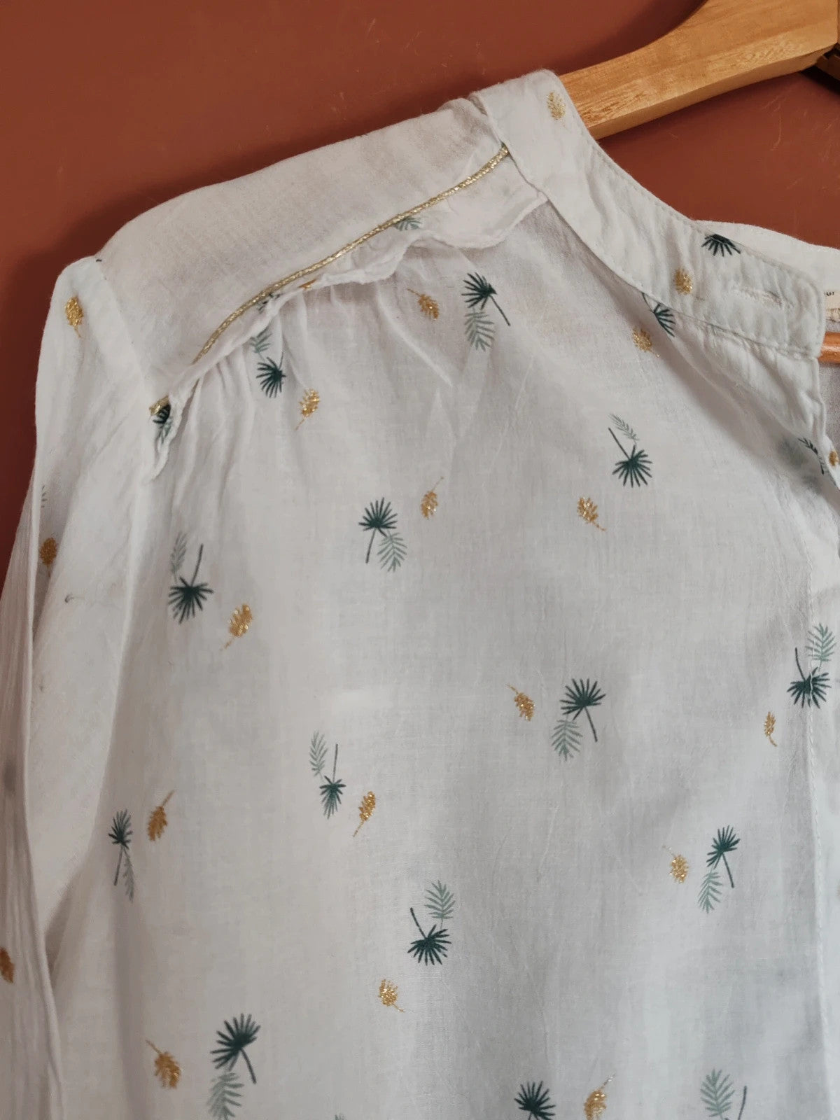 Blouse fluide à motif taille M