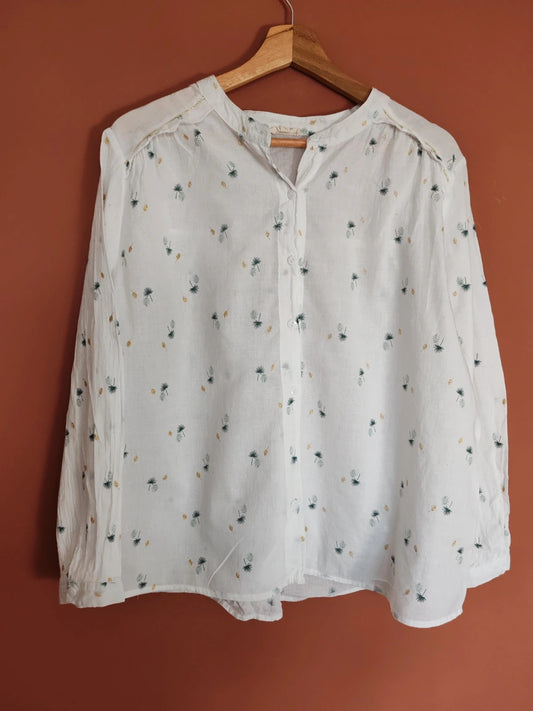 Blouse fluide à motif taille M