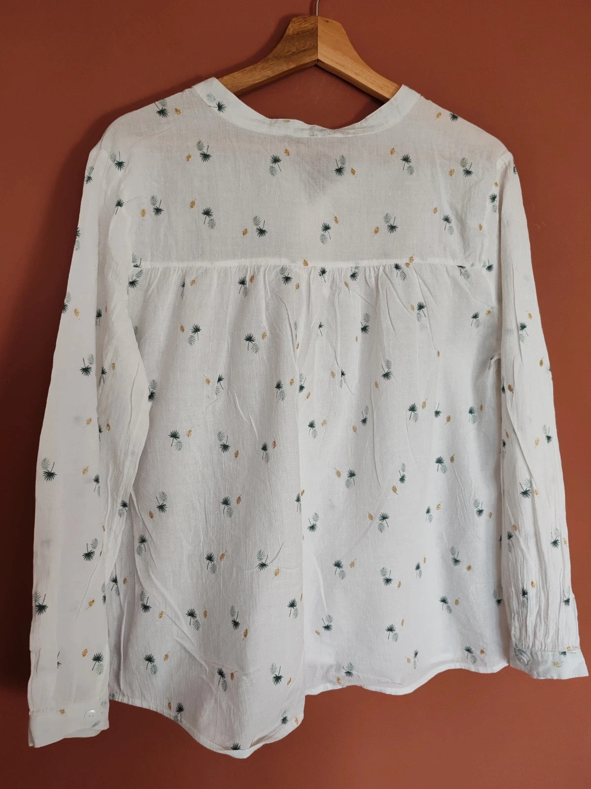 Blouse fluide à motif taille M