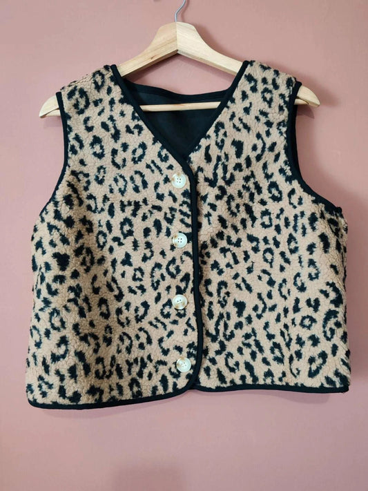 Gilet léopard taille L