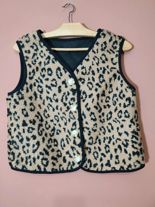 Gilet léopard taille M