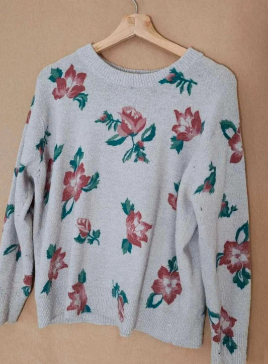 Pull fleuris taille M/L