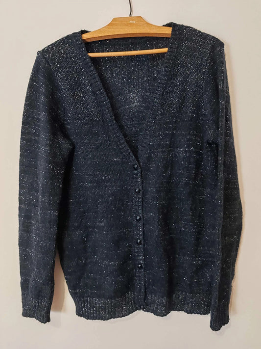 Cardigan / pull réversible marine
