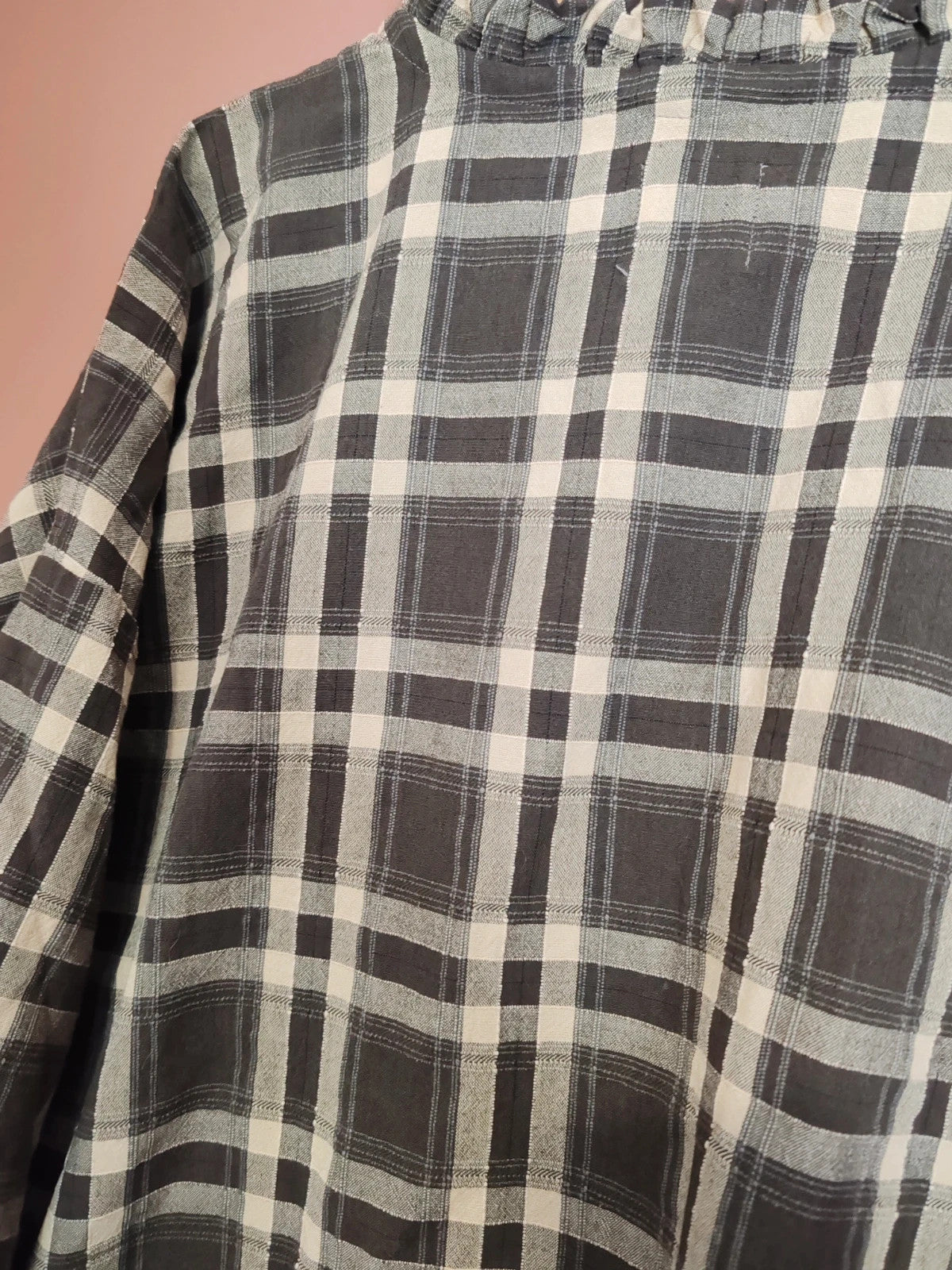 Blouse à carreaux taille 40/42