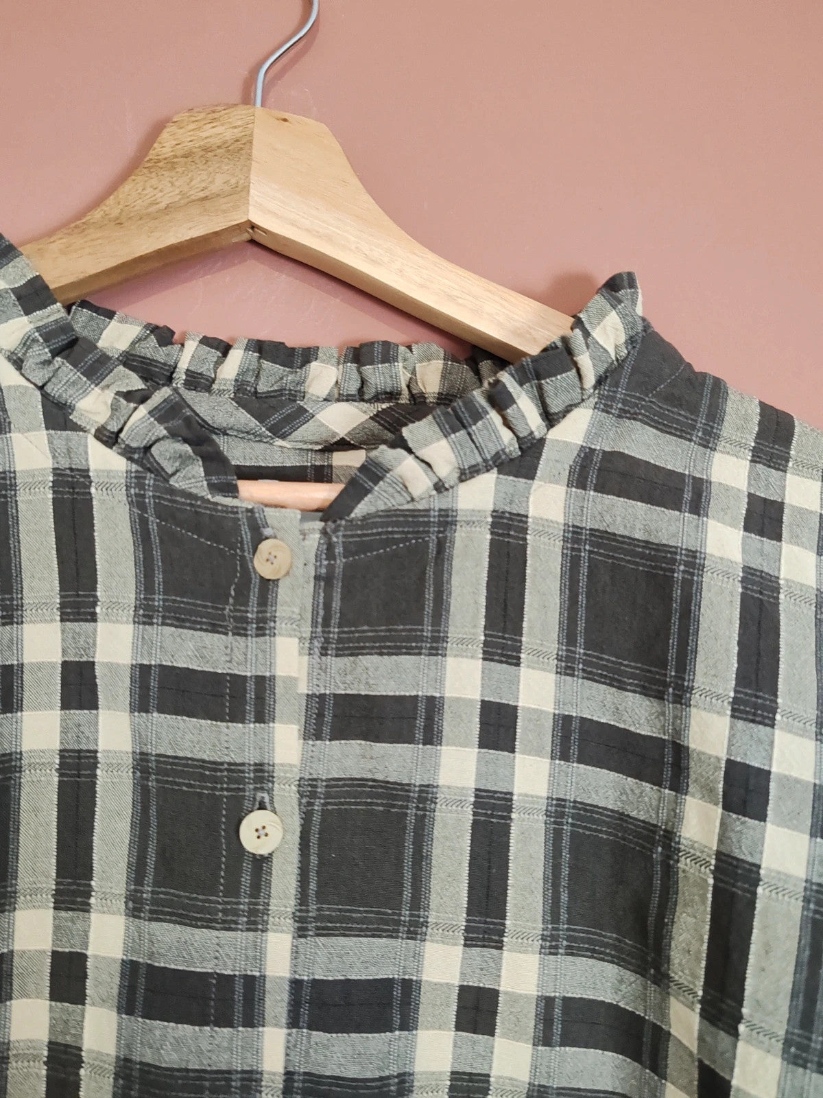 Blouse à carreaux taille 40/42