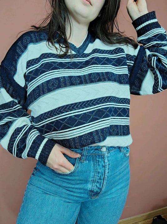 Pull jacquard granola girl