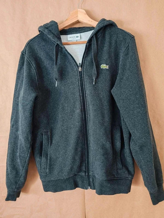 Sweat capuche Lacoste gris