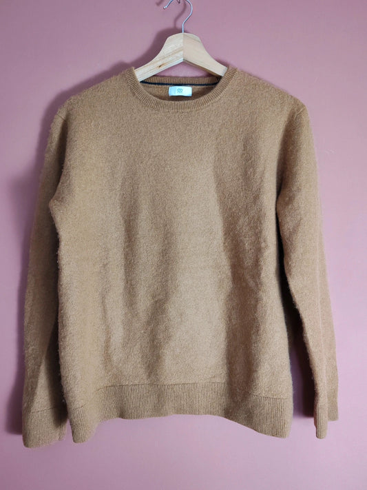 Pull 100% cachemire camel taille S