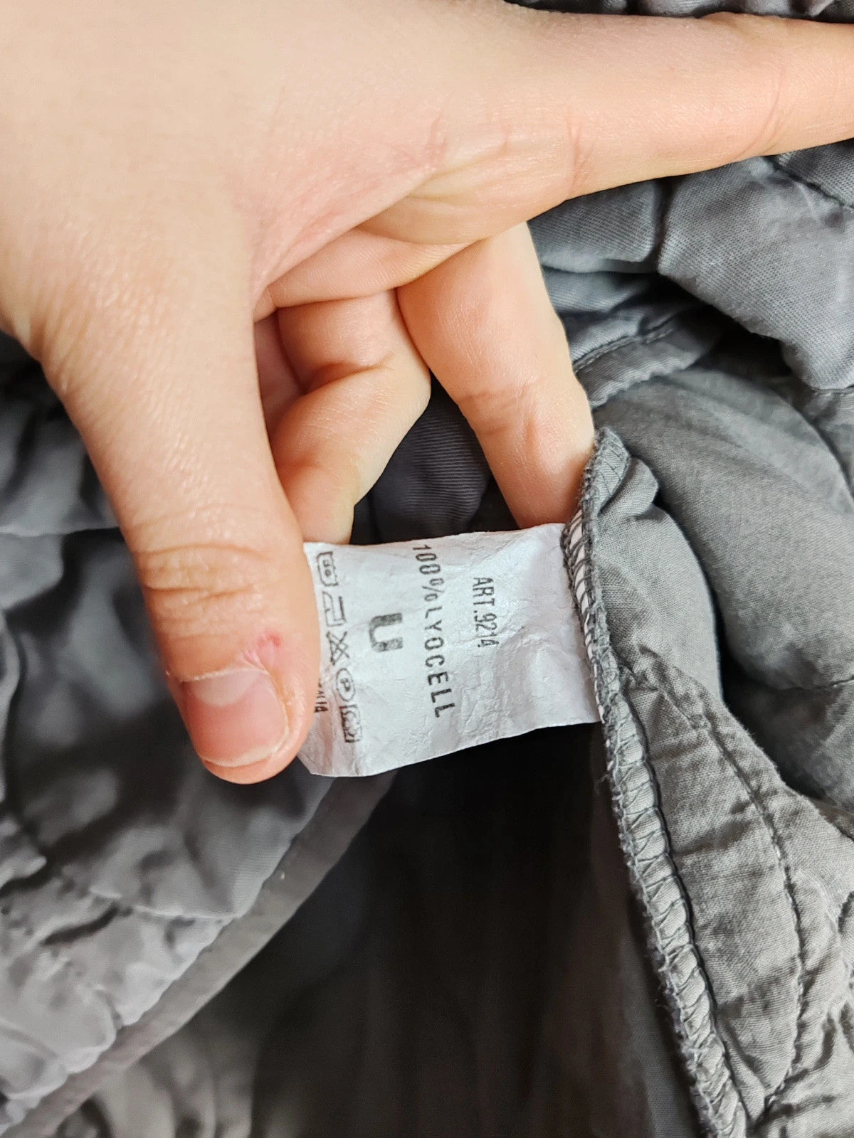 Veste matelassée gris taille S/M