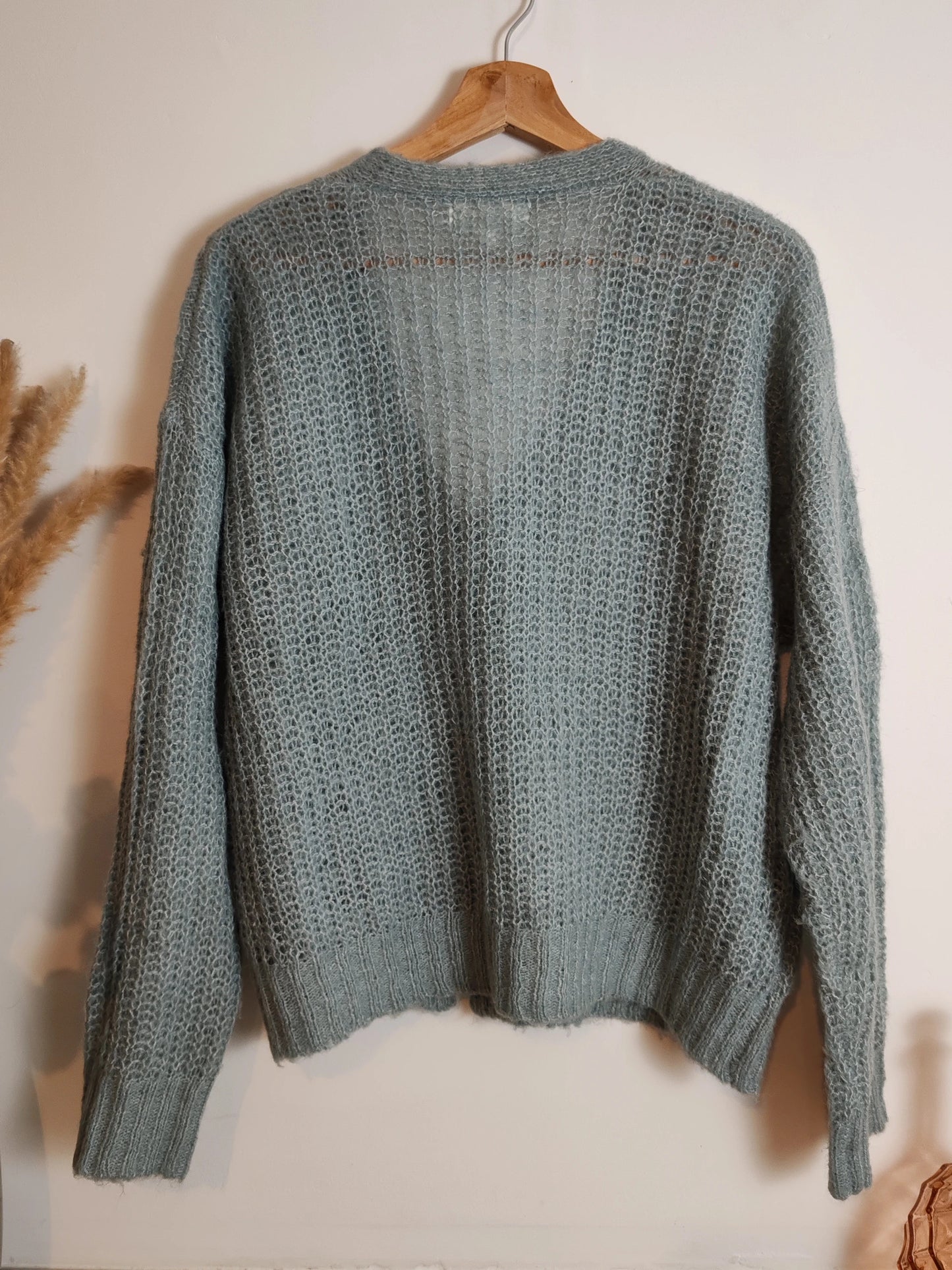 Cardigan loose bleu/gris taille L/XL