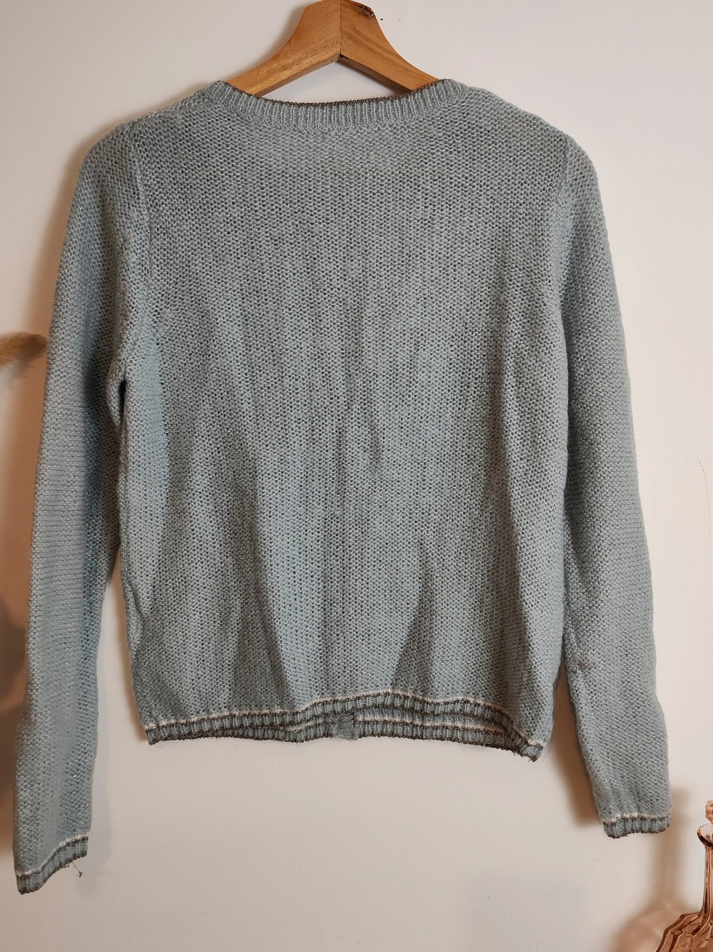 Cardigan gris maille taille S/M