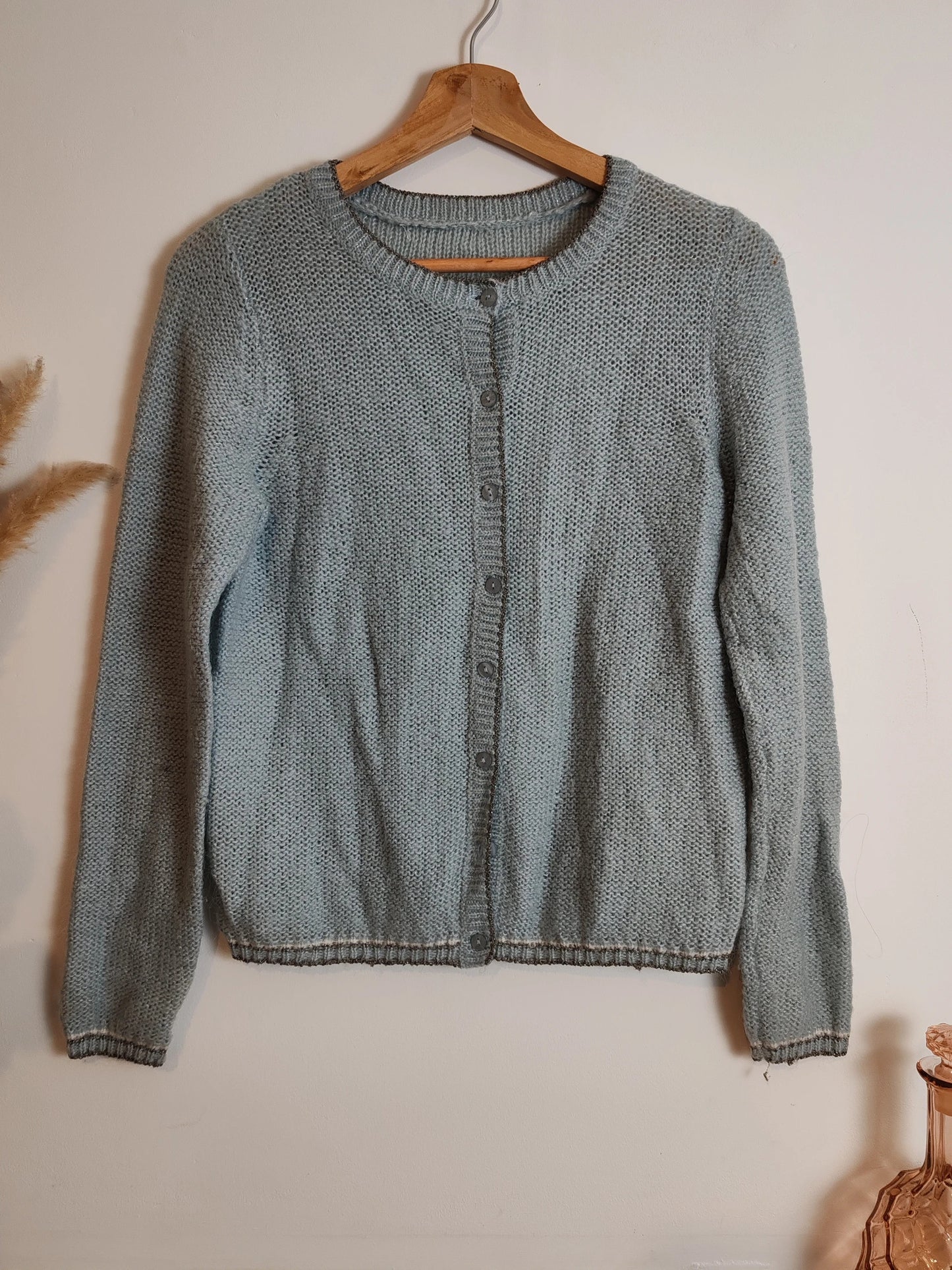 Cardigan gris maille taille S/M