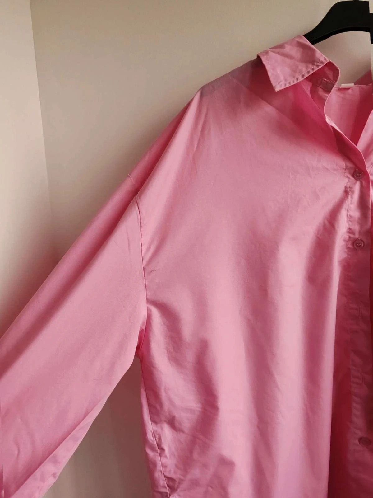 Chemise  large rose taille L