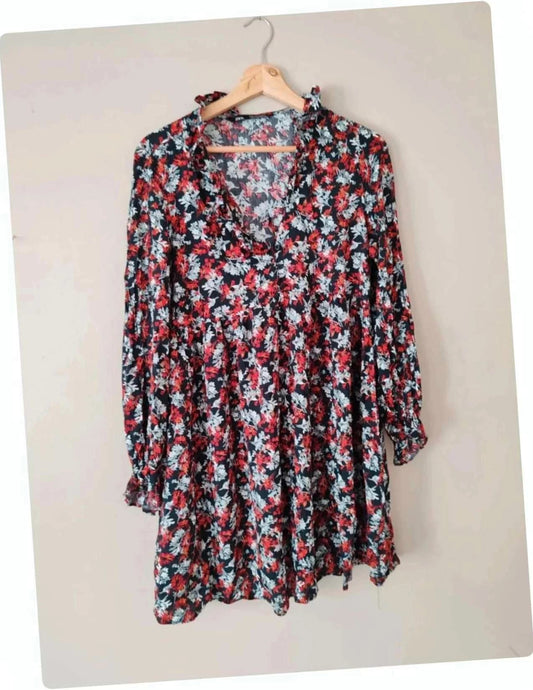 Robe  fleuris  zara